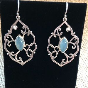 Silpada Sterling Wandering Ivy Scroll Earrings